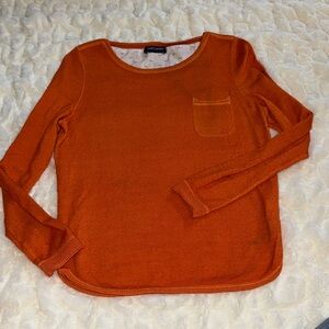 Saint James Orange Long Sleeve Top